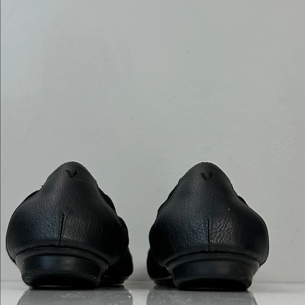 Vionic Prim‎ Tina Cap Toe Ballet Flats Black Size 8
